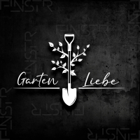 Garten Liebe - Garten, Schaufenster - Sticker