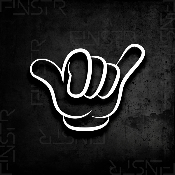 Micky Mouse Hand Hang Loose - Sticker