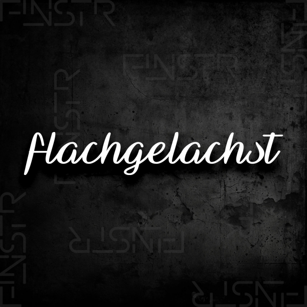 flachgelachst - Sticker für Tuningfans