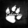 Labrador - Pfote Abdruck Dog Sticker