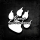 Berner Sennenhund - Pfote Abdruck Dog Sticker