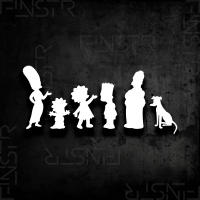 Simpsons Familie - Sticker