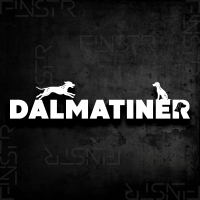 Dalmatiner XXL Hundesticker