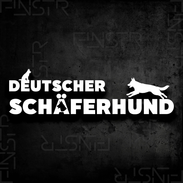 Deutscher Schäferhund XXL Hundesticker