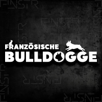 Französische Bulldogge XXL Hundesticker