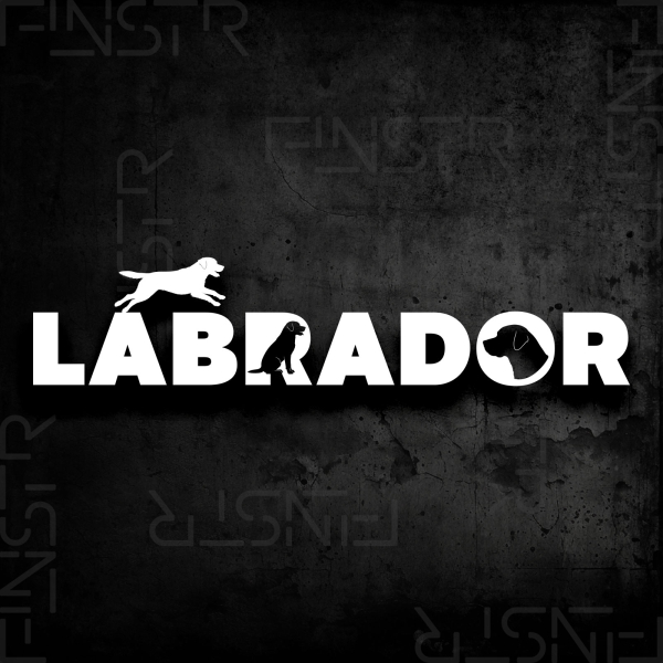 Labrador XXL Hundesticker