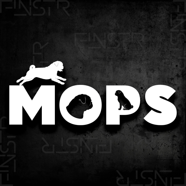 Mops XXL Hundesticker